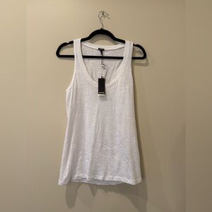 MONROW NWT Neiman Marcus Loose White Tank Top